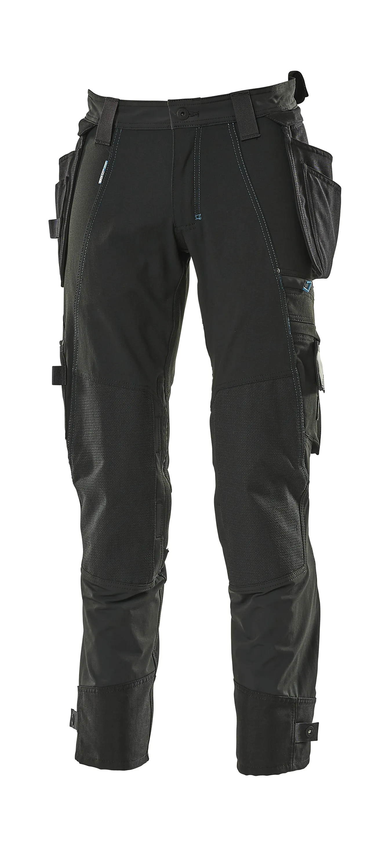 Arbeidsbukse med avtagbare hengelommer 82 cm C48 svart