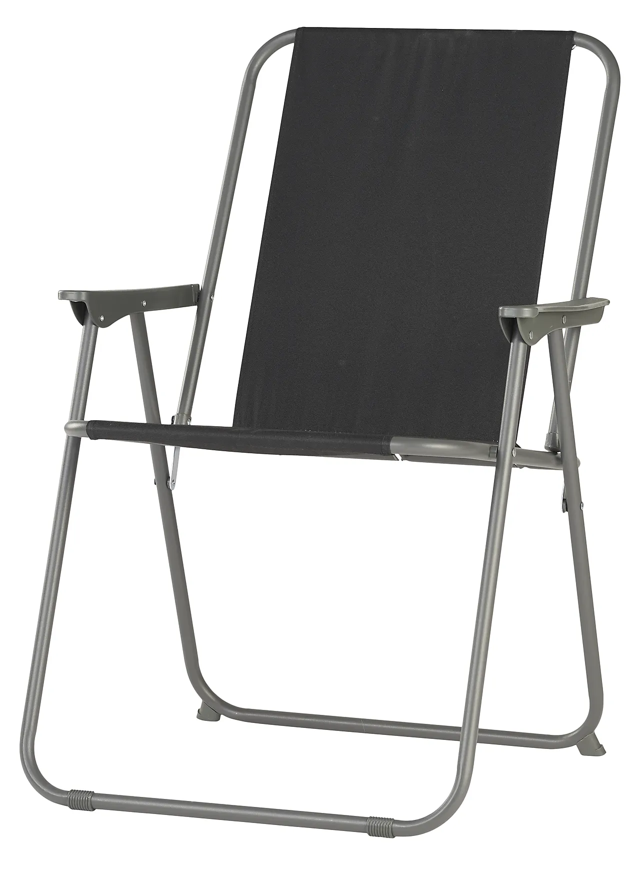 Campingstol 57x47x84 cm sort/grå Campingstol 57x47x84 cm sort/grå