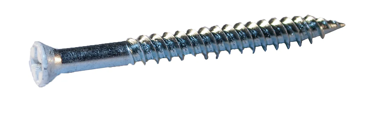 Listeskrue PH2 hvitt hode 3,8x41 mm 200 stk