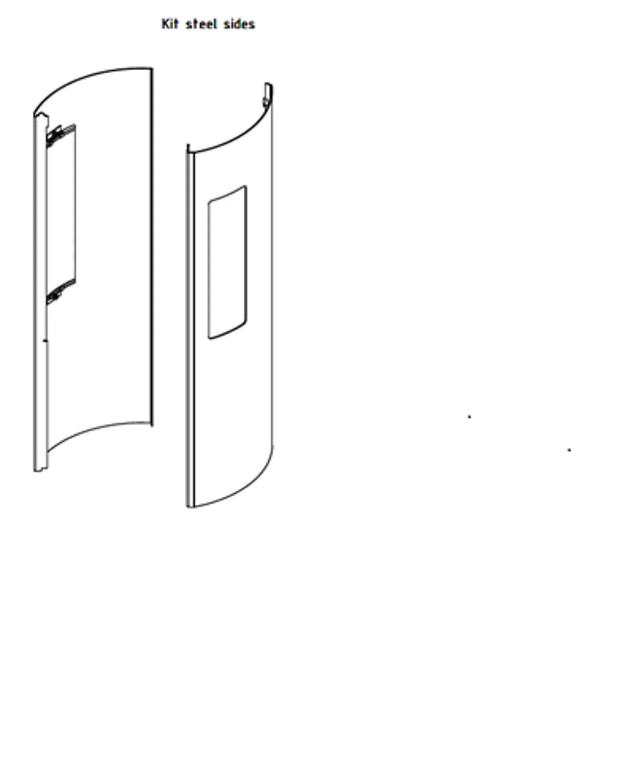 Sider til vedovn stål eco