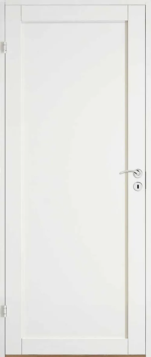 Dør 9x21 ultra hvitmalt scanflex uten karm