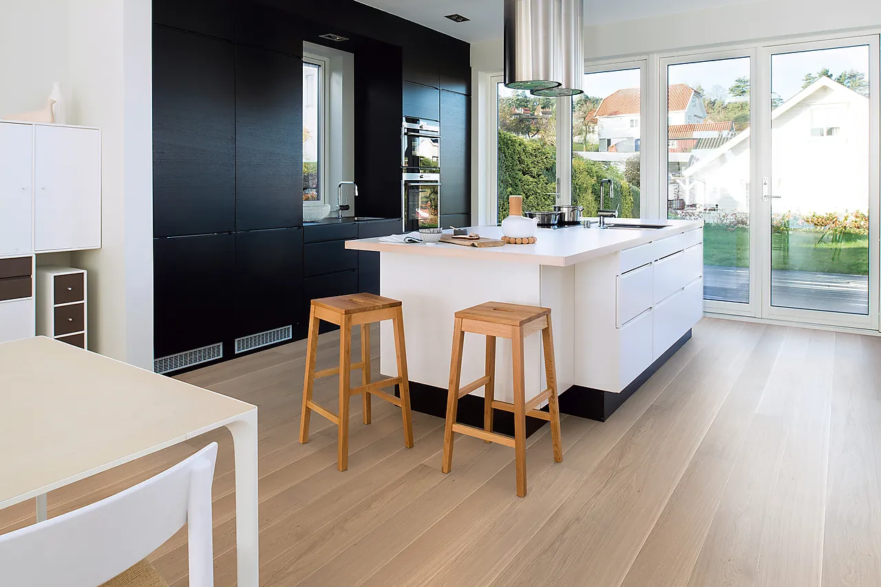 Boen Parkett Eik hvit Andante Plank oljet