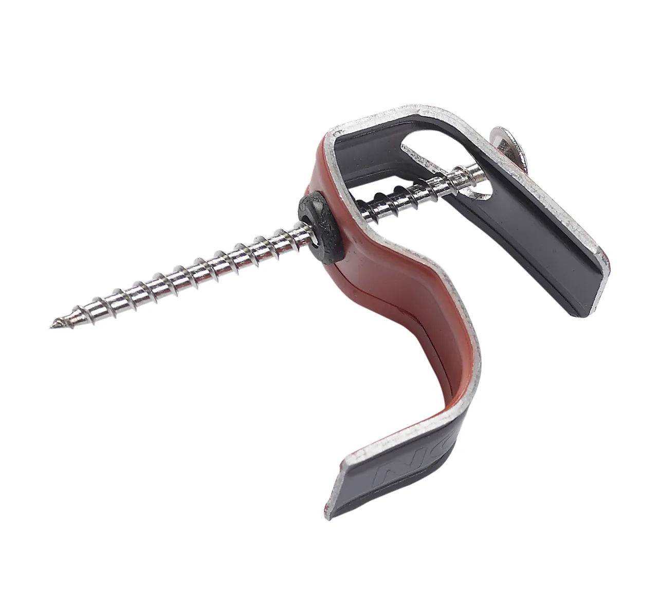 Møneklips m/ skrue kdn 50 stk svart