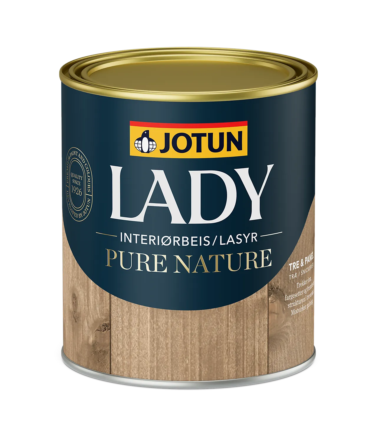 Lady Pure Nature interiørbeis klar 0,68 liter Lady Pure Nature interiørbeis klar 0,68 liter