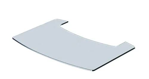 Gulvplate Klart Glass Uno 1