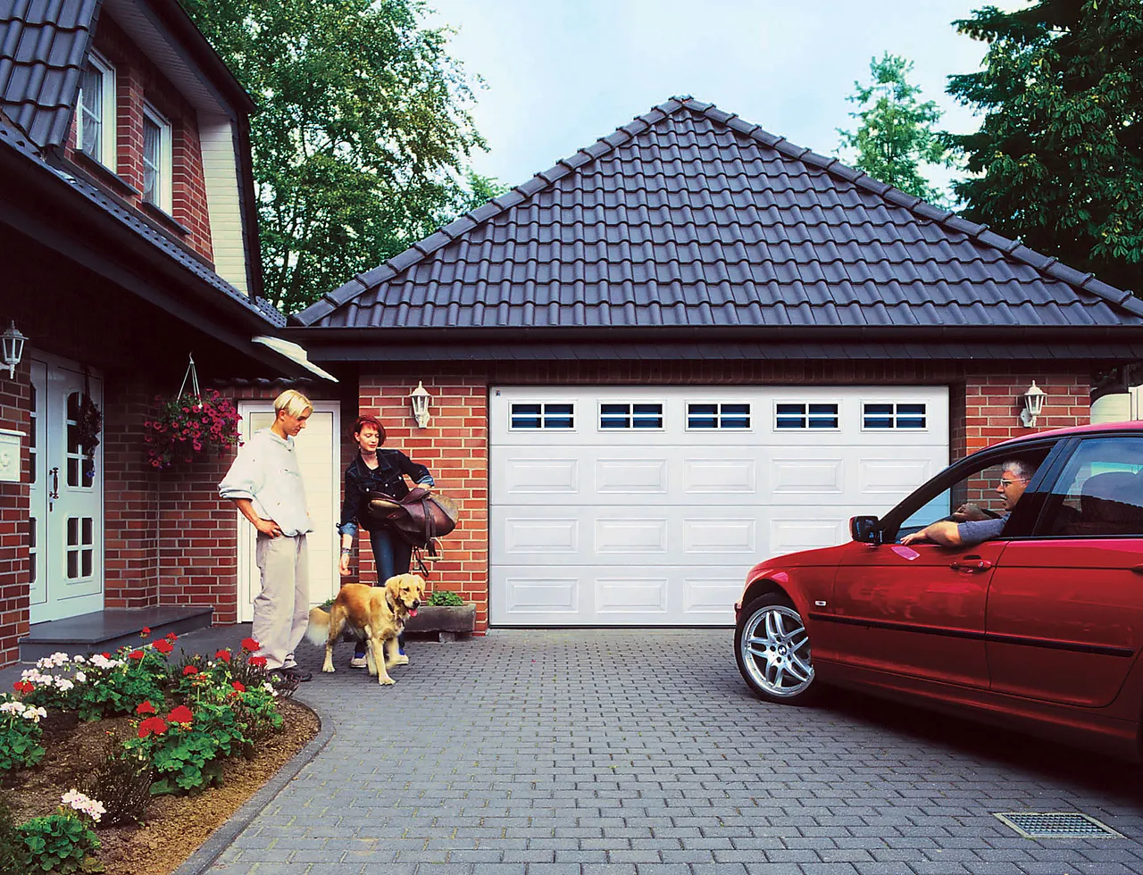 Garasjeport GTS 300x367 cm Granteck s.speil SL32 standard beslag null - null - 3 - Miniatyr