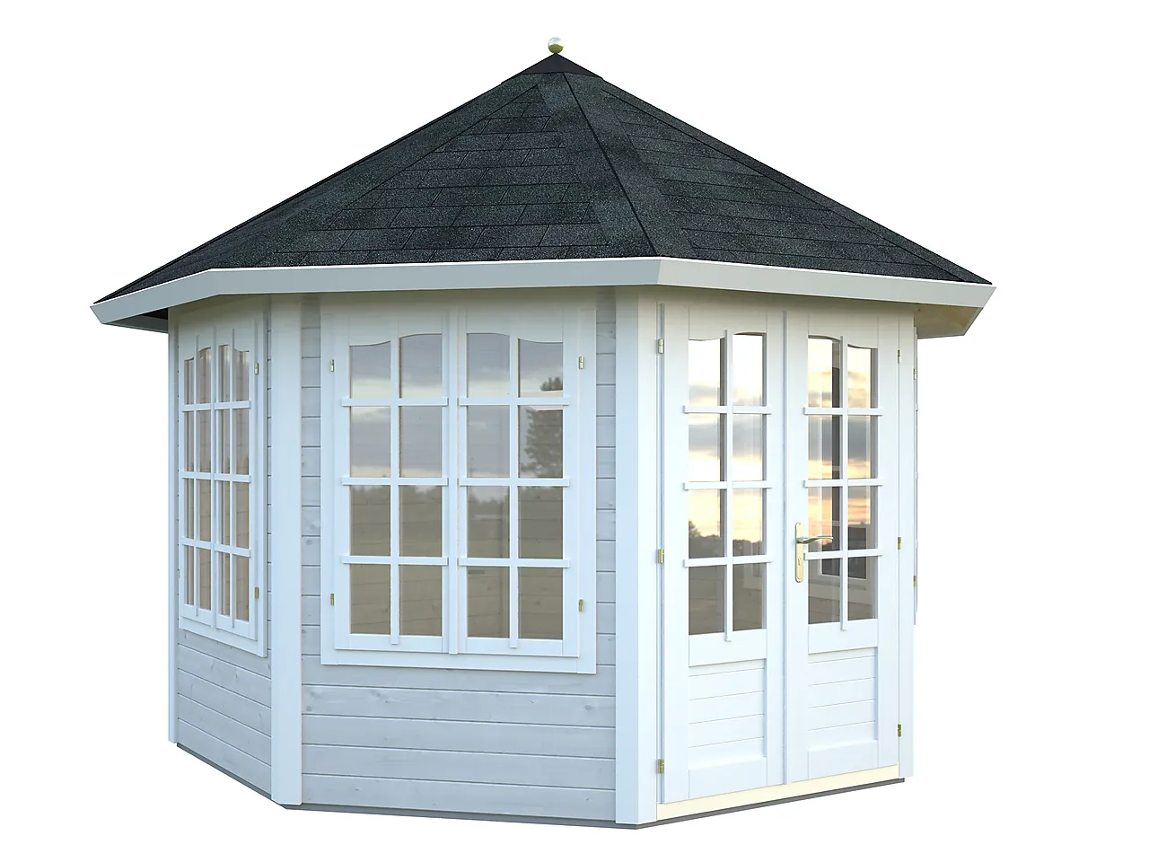 Lysthus Veronica 9,4 m² 4 vinduer null - null - 3 - Miniatyr