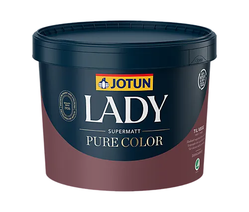 Lady Pure Color hvit 9 liter