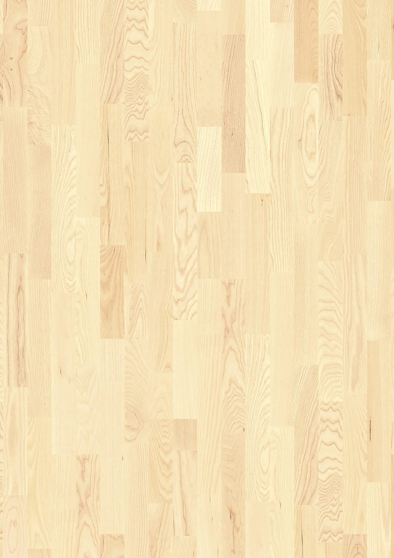 Boen parkett ask eit hvit andante 3-stav null - null - 2 - Miniatyr