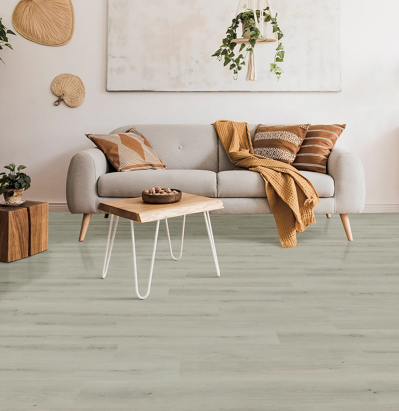 Klikkvinyl Rigid Core-gulv Oak Silver Klikkvinyl Rigid Core-gulv Oak Silver