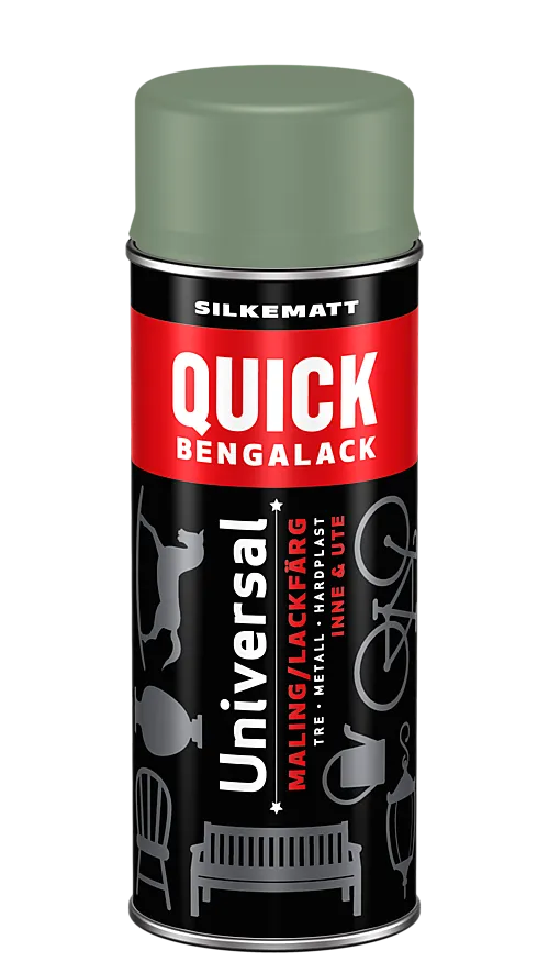 Bengalack spray varmgrønn silkematt 400 ml