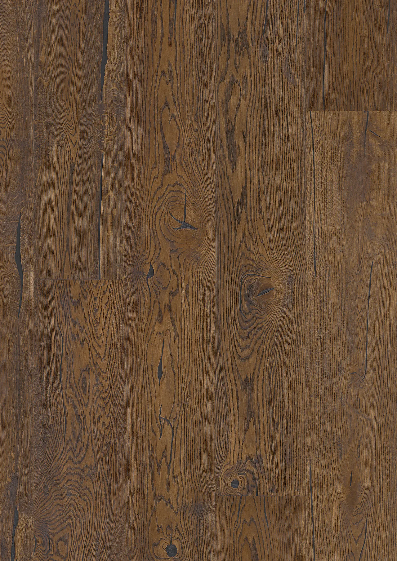 Boen parkett Eik Antique Brown Chaletino oljet børst