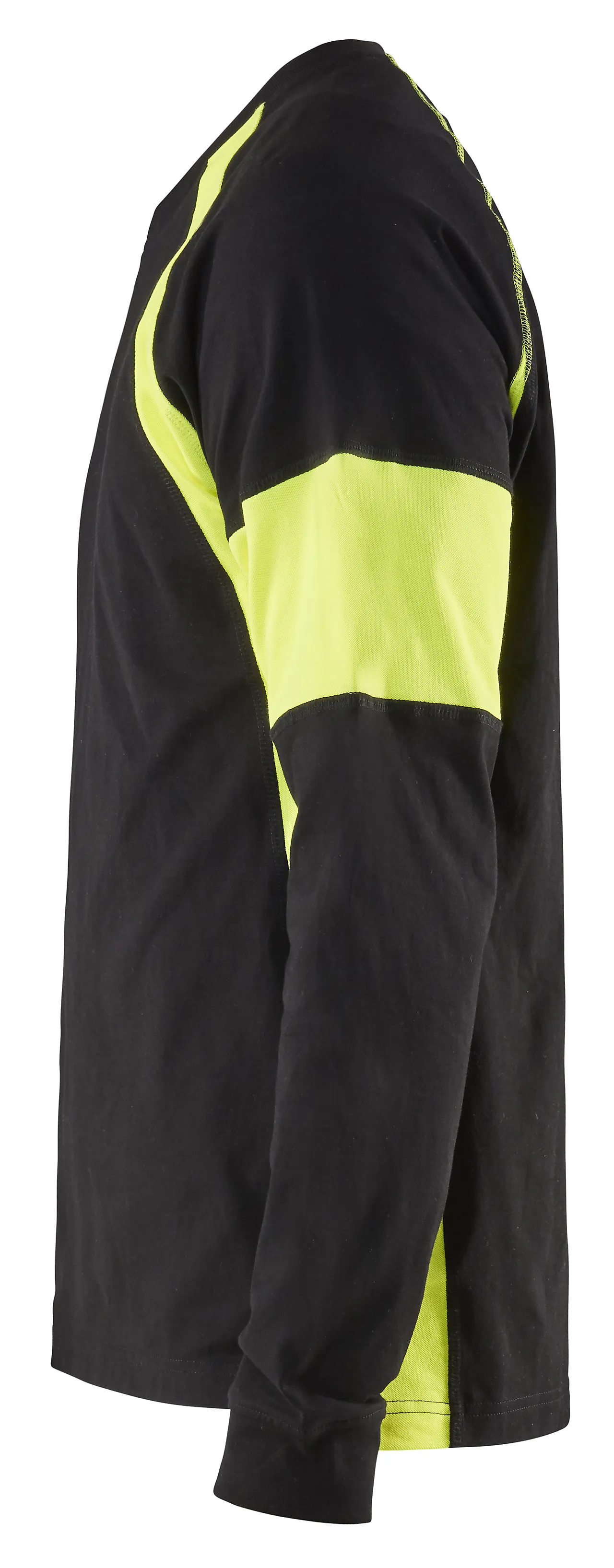 T-skjorte lang arm 3520103099334xl svart/gul T-skjorte lang arm 3520103099334xl svart/gul
