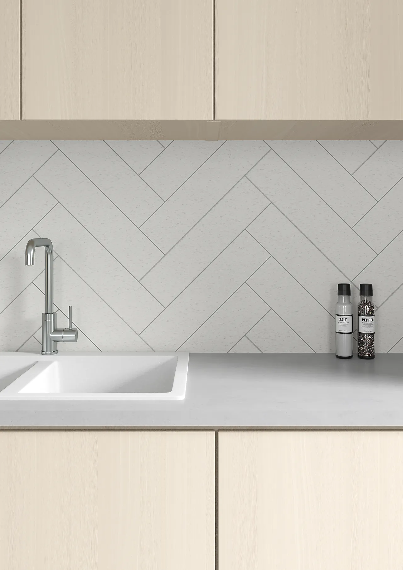 Benkeplate laminat A 5412 ST Lys Betong 29x3020x610 mm null - null - 2 - Miniatyr