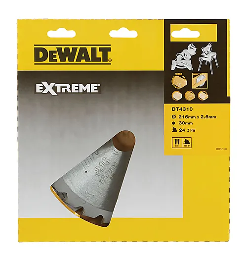 Dewalt Sagblad 216x30 med 24 tenner