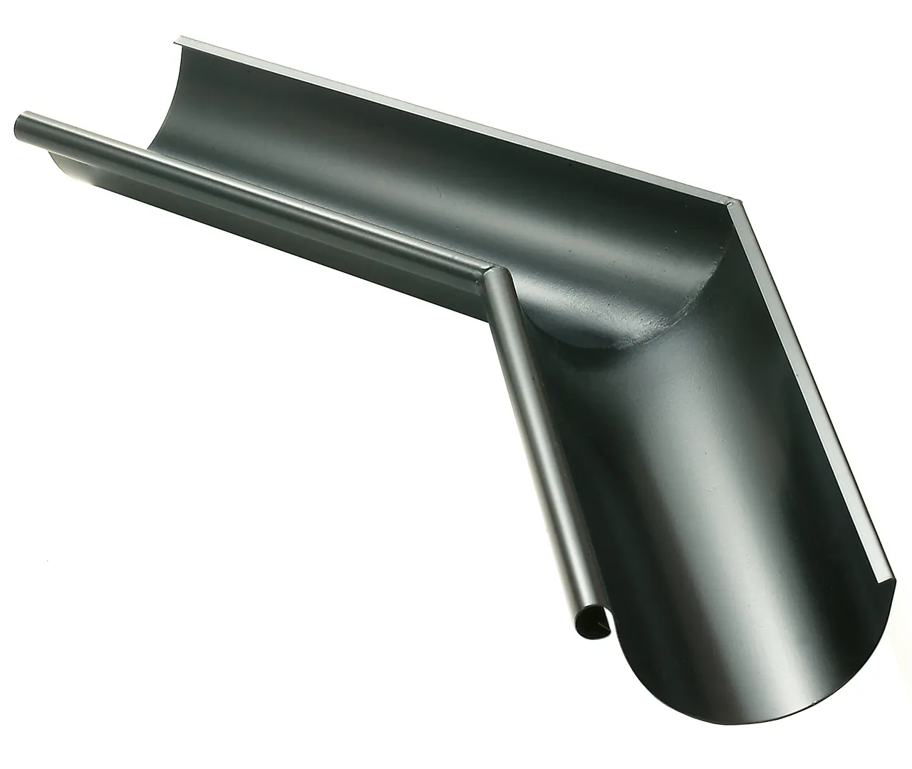 Rennevinkel innvendig 45° sort 125 mm Rennevinkel innvendig 45° sort 125 mm