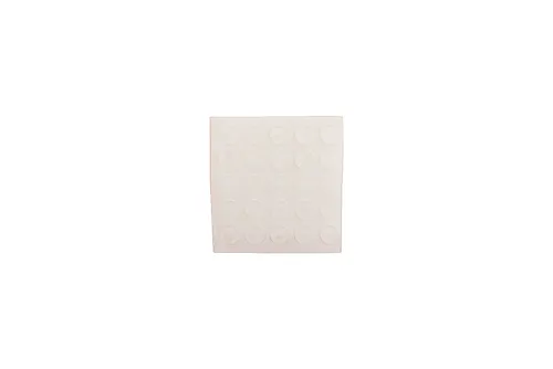 Dørdemper transparent flat 8 x 1,6 cm 50 stk