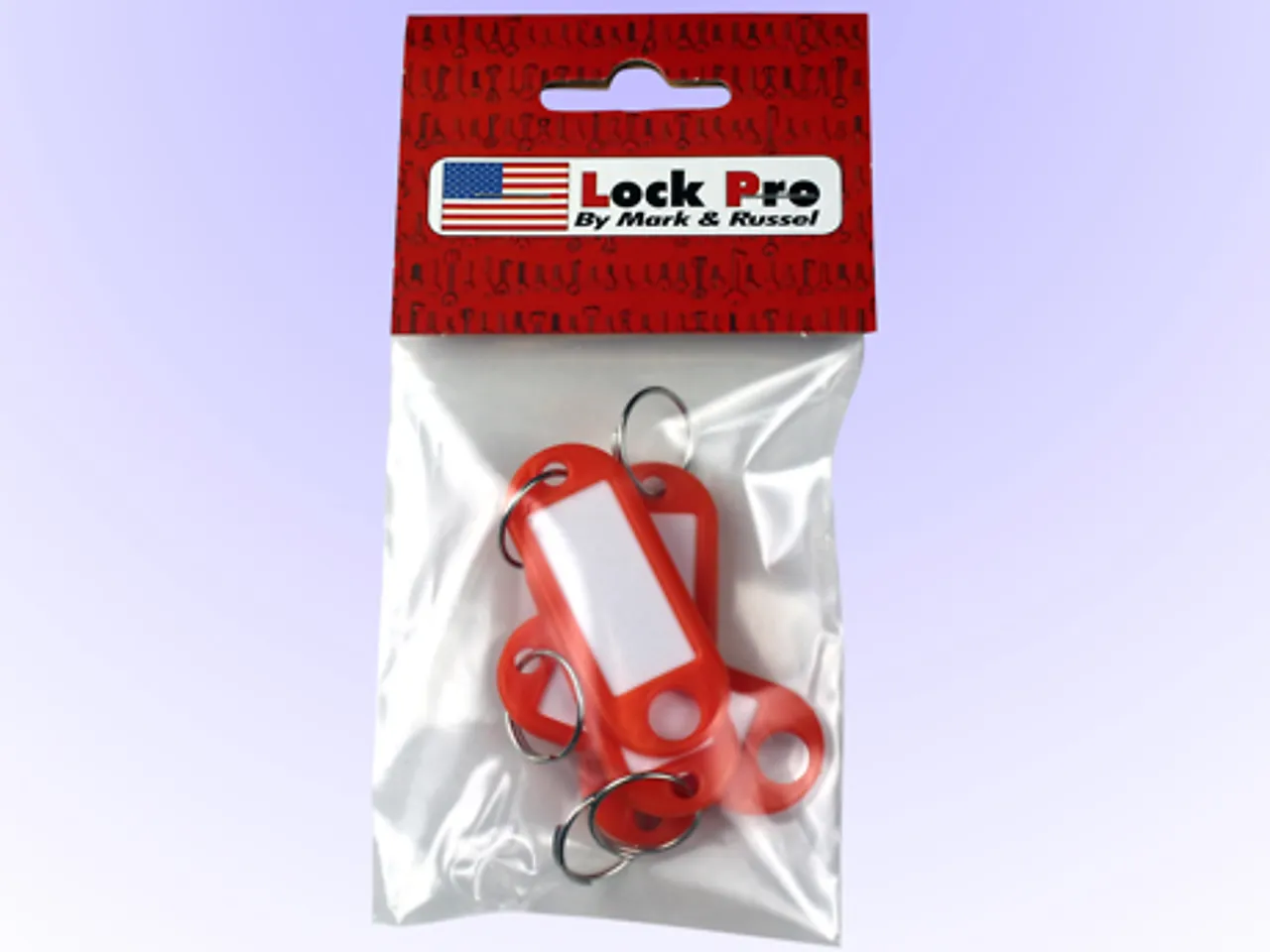 Nøkkelbrikke orange 5-pk gds