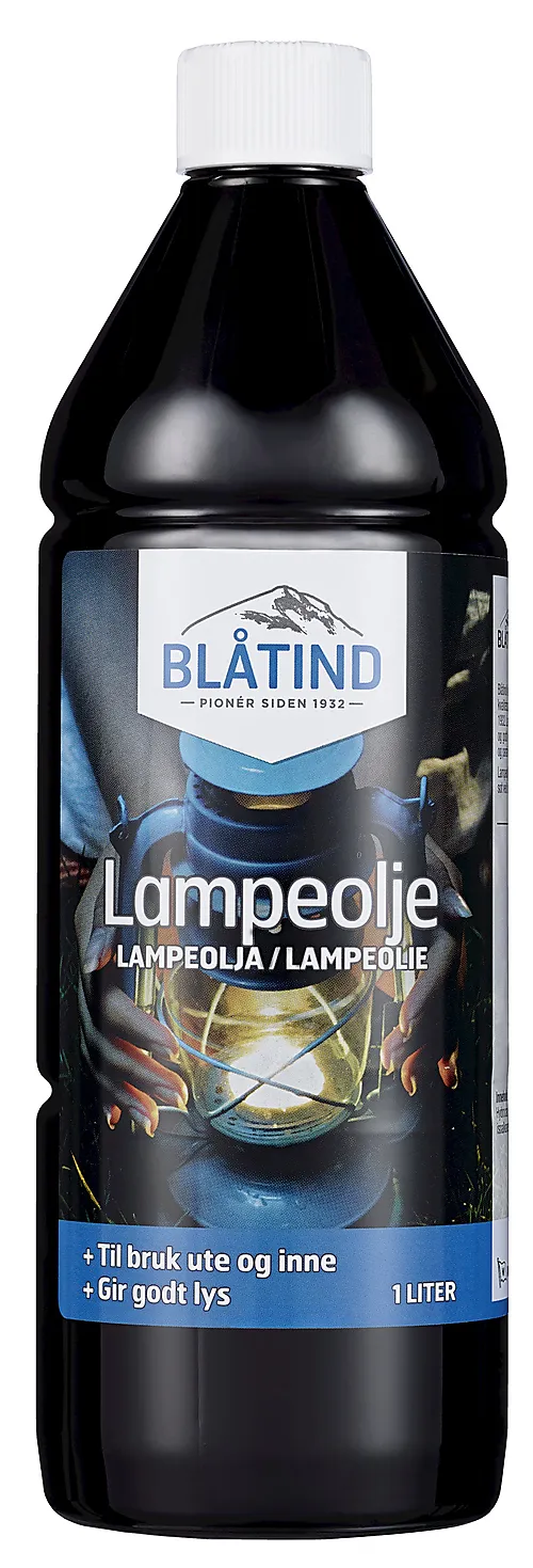 Lampeolje blåtind 1 l luktfri lampeolje