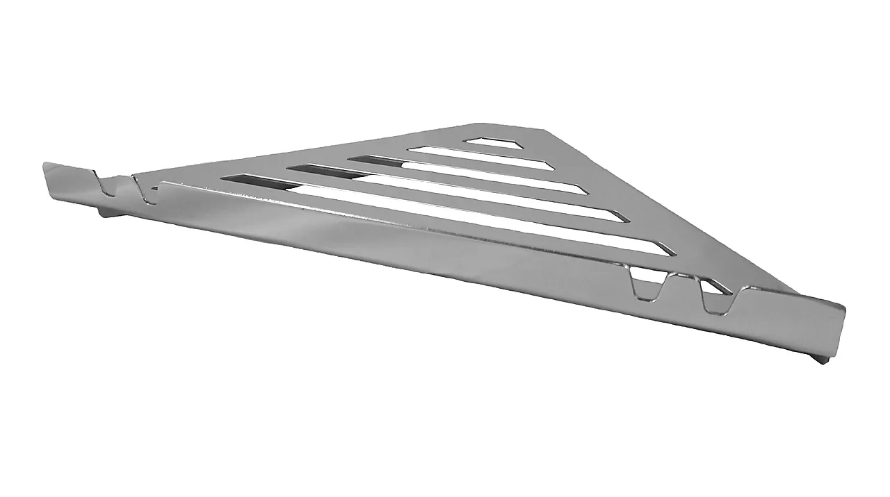 Dusjhylle zeep hjørne lim-montkrom 26,5x20x20 cm. Inkl. Lim Dusjhylle zeep hjørne lim-montkrom 26,5x20x20 cm. Inkl. Lim