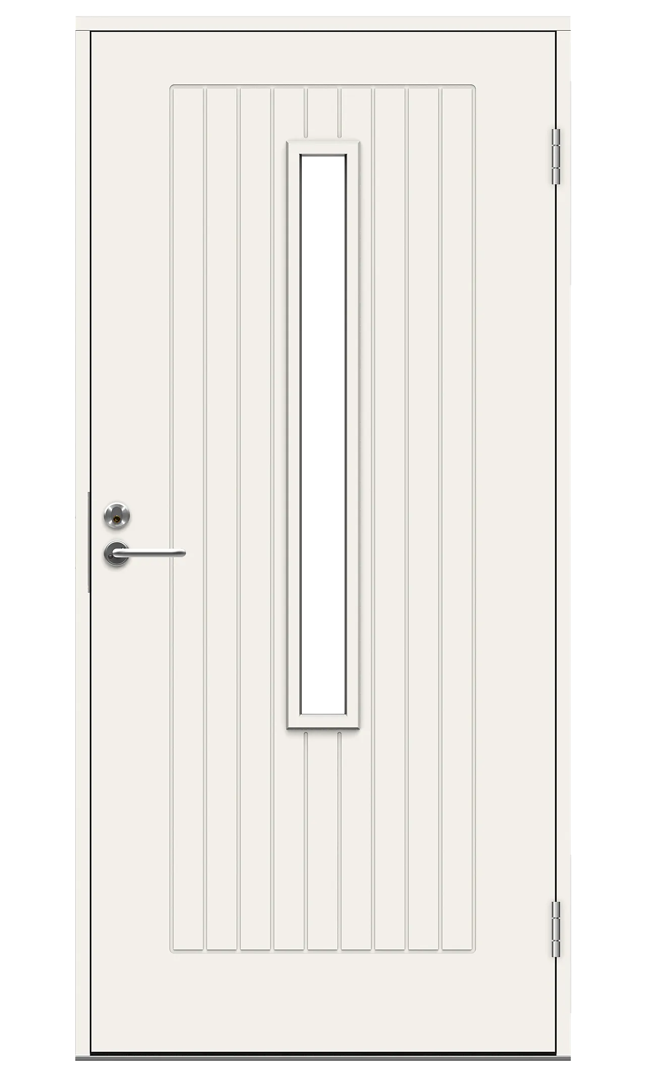 Trend ytterdør med glass 90x210 cm venstrehengslet Trend ytterdør med glass 90x210 cm venstrehengslet