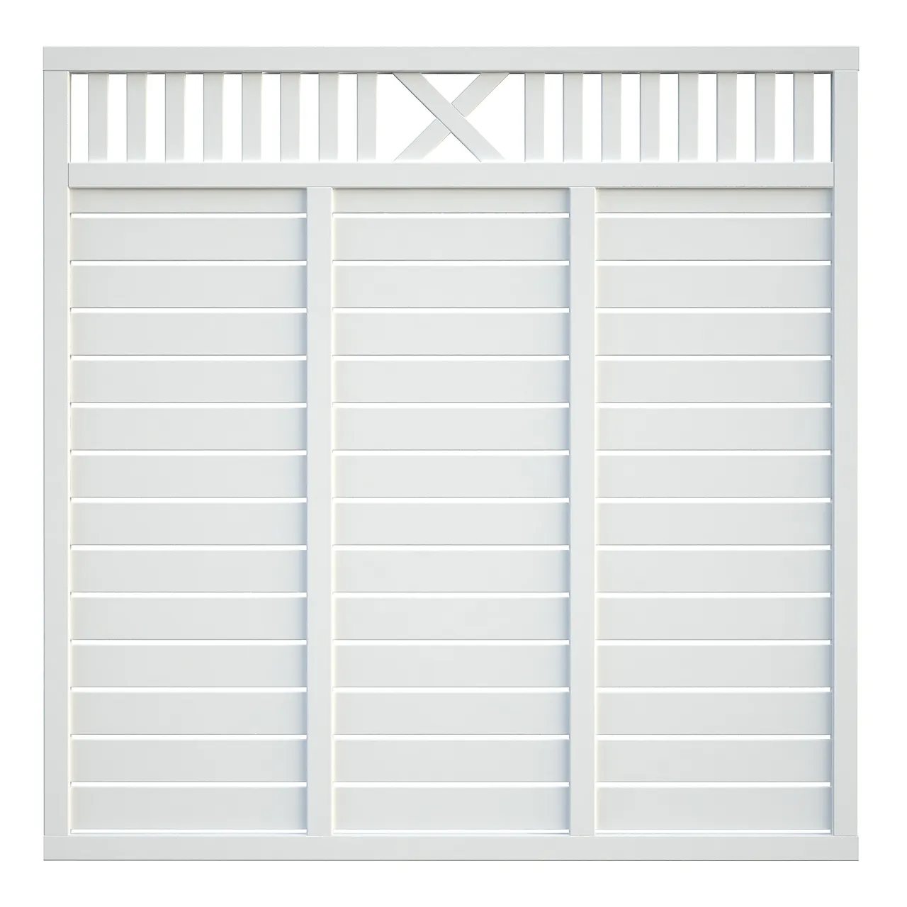 Levegg Helis 180x180 hvitmalt. 33x57 mm 12 mm panel null - null - 2 - Miniatyr