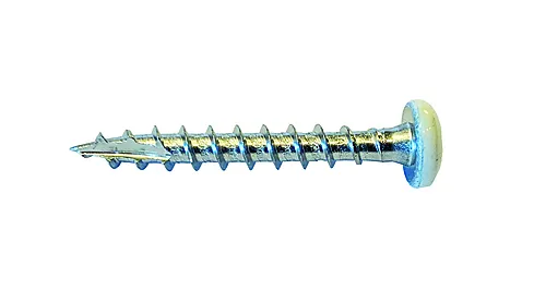 Vindusblikkskruer 3,5x25 mm hvit 200 stk