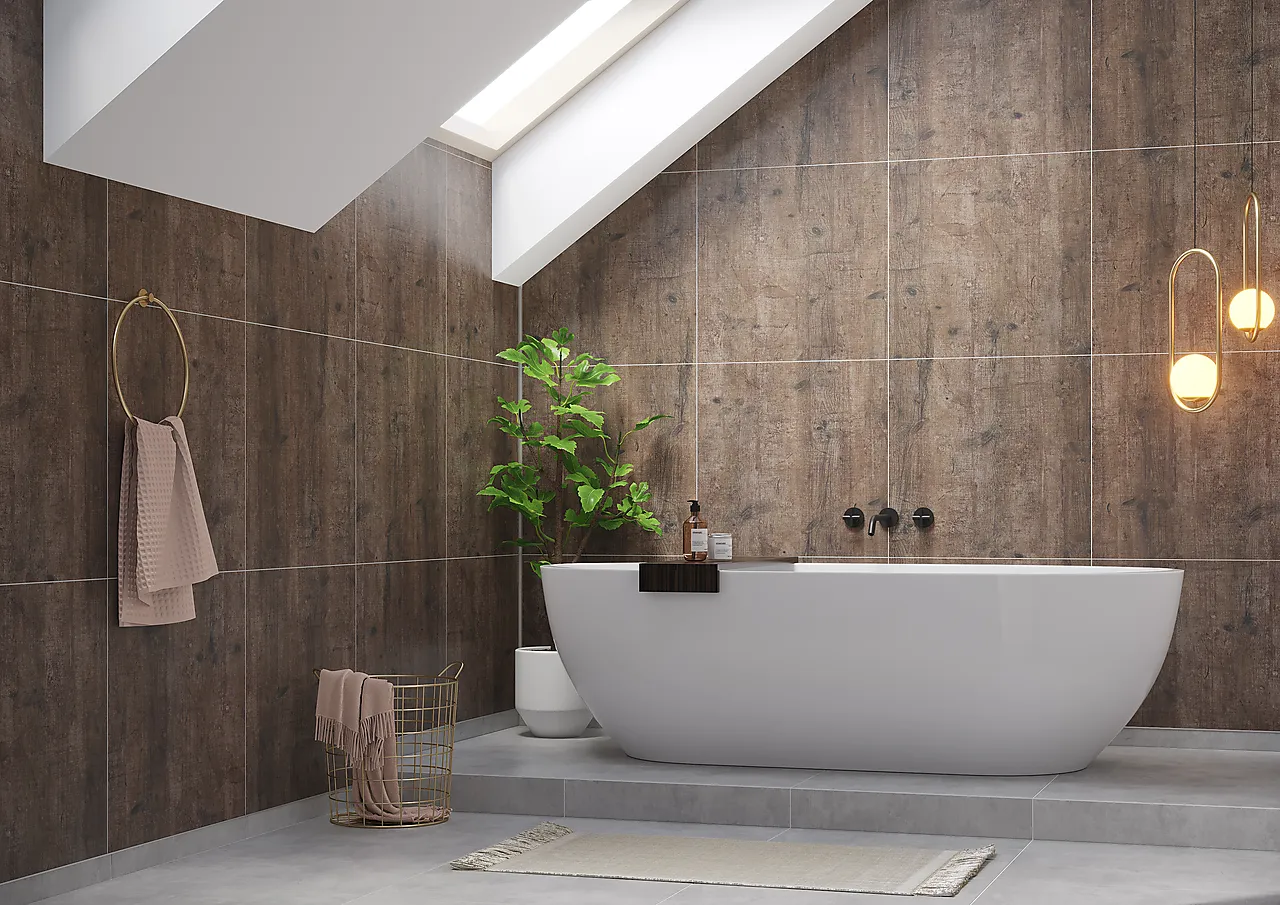 Baderomsp 7969lm6060 rough wood 60x60cm 10x620x3020