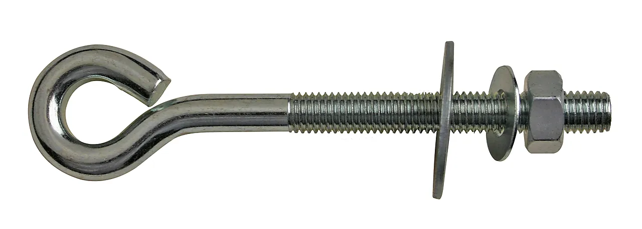 Øyebolt 132 mm m10 elzinket løspakket