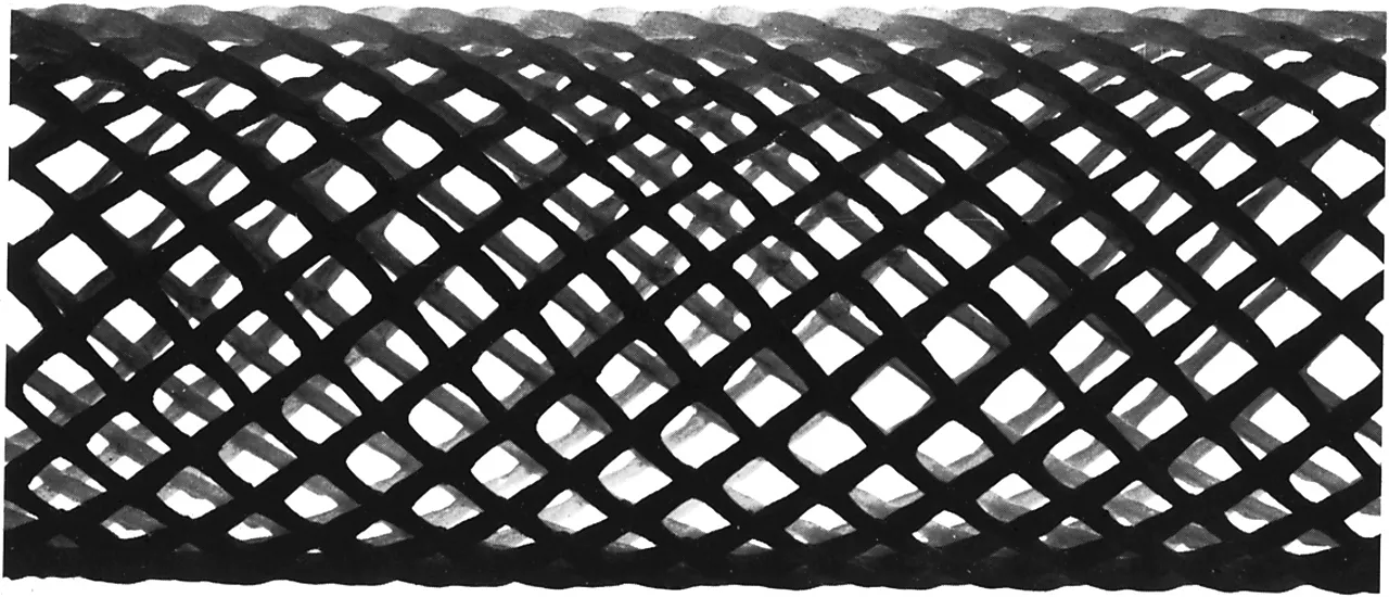 Lufterør netlon svart 62x4000 mm null - null - 2 - Miniatyr