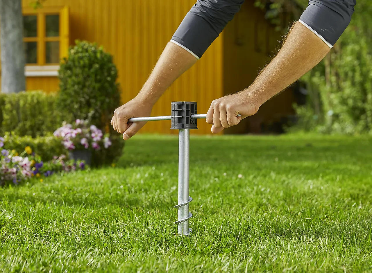 Frittstående slangeboks 15 meter null - null - 2 - Miniatyr