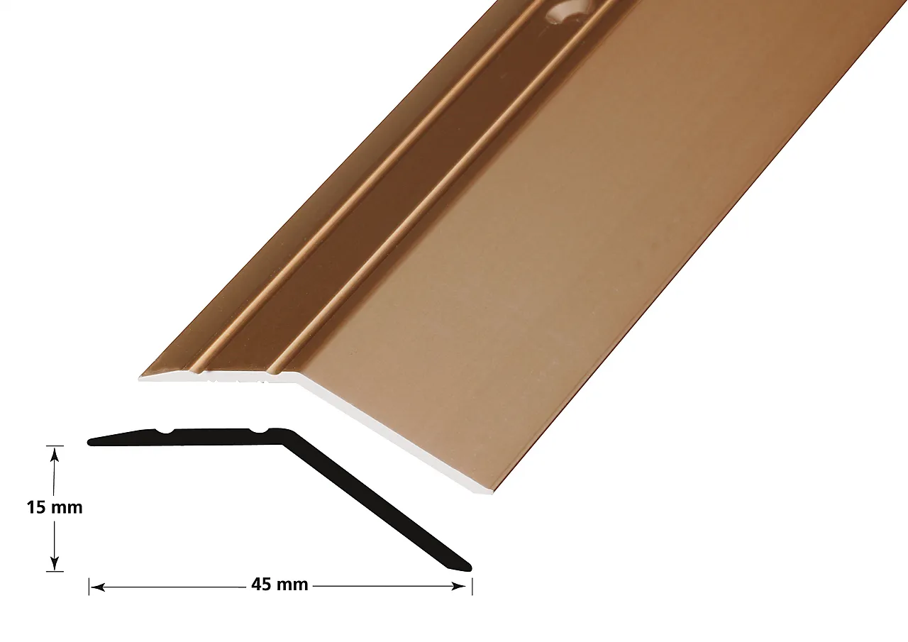 Nivålist nr 7 i bronseeloksert aluminium