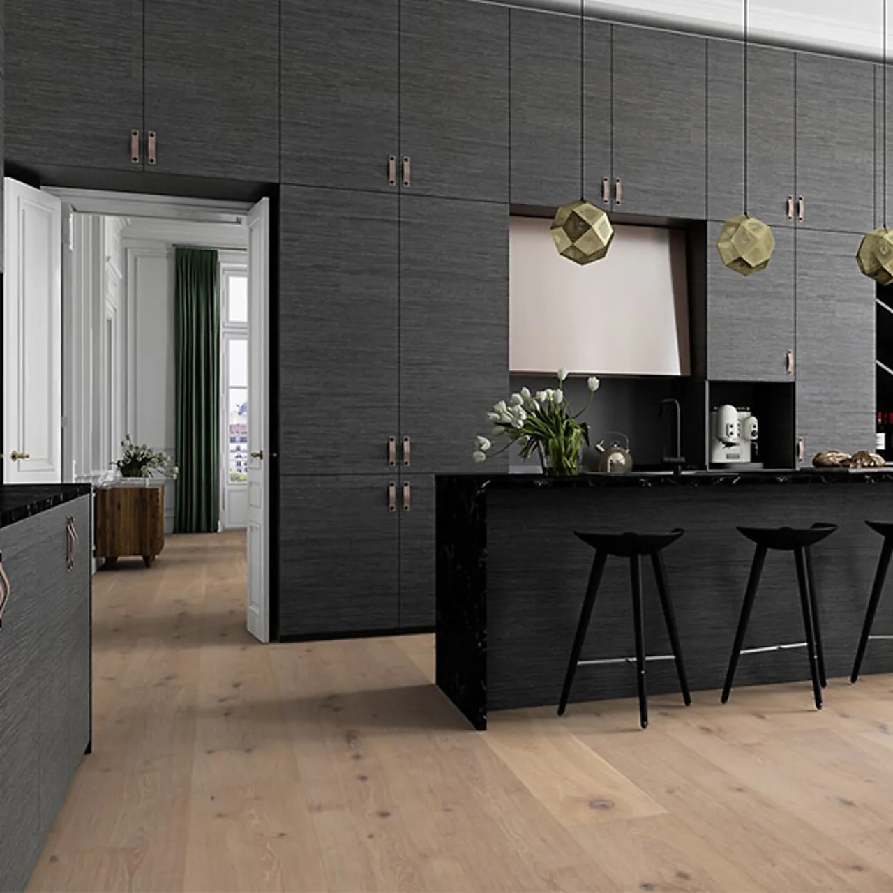 Parkett 1-stav eik coral chaletino oljet 20x300x2750 mm null - 20x300x2750 - 2 - Miniatyr