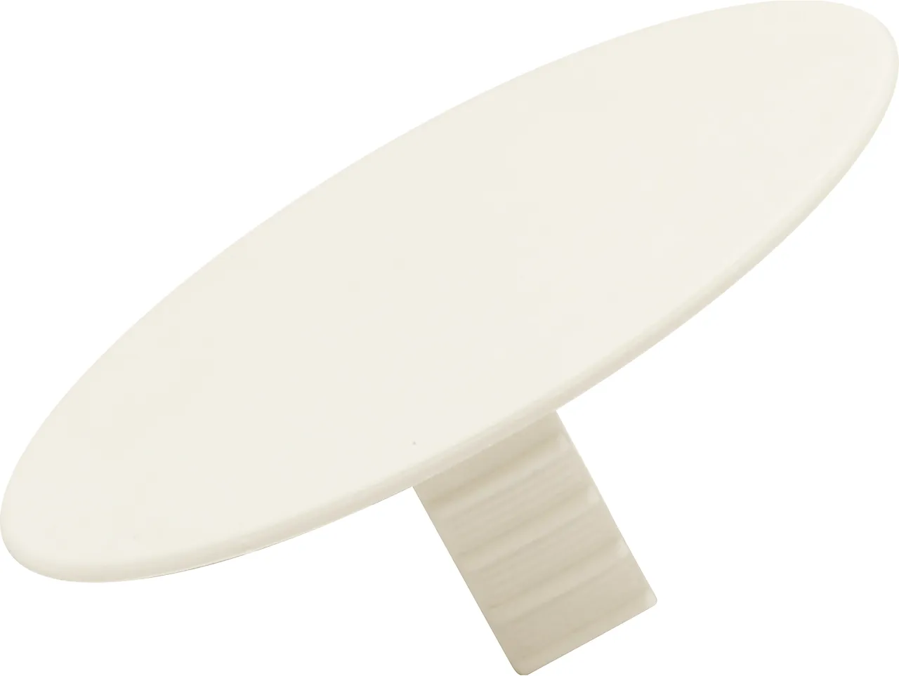 Vegglokk m/ hurtigfeste hvit