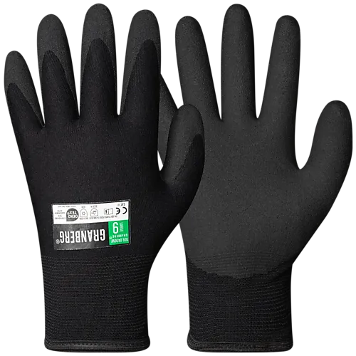 Hanske nylon PVC belegg str 10 foret granberg black diamond