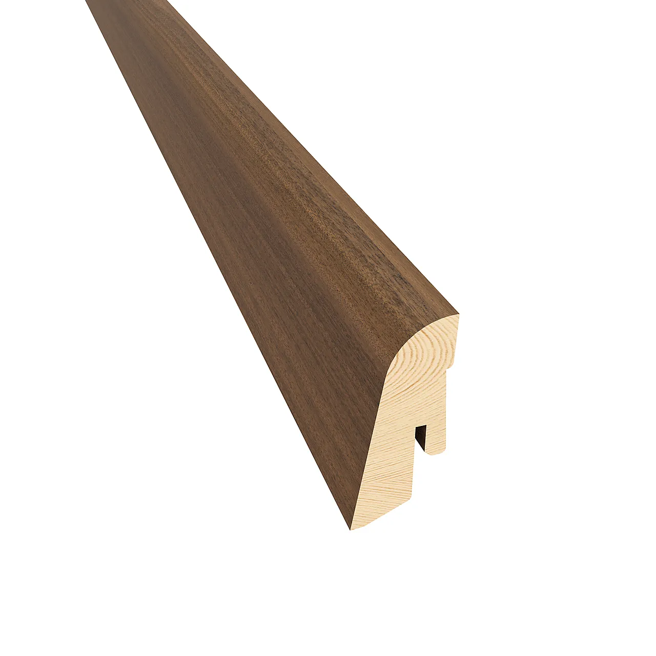 Gulvlist 19x40 valnøtt finert 240cm null - null - 2 - Miniatyr