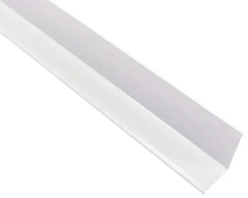 Endeprofil/l-profil hvit 2,4 alloc wall&water lengde 2400mm