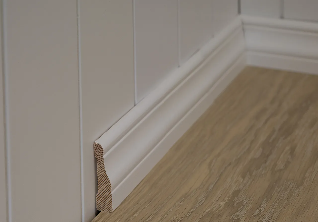 Kombilist furu hvit bomull S0502-Y 15x58x4400 mm null - null - 2 - Miniatyr