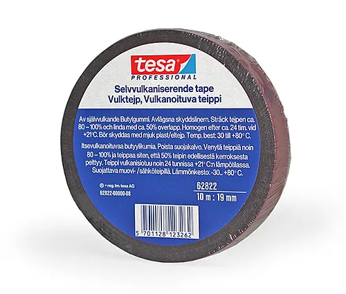 Vulketape 10mx19mm sort 62822