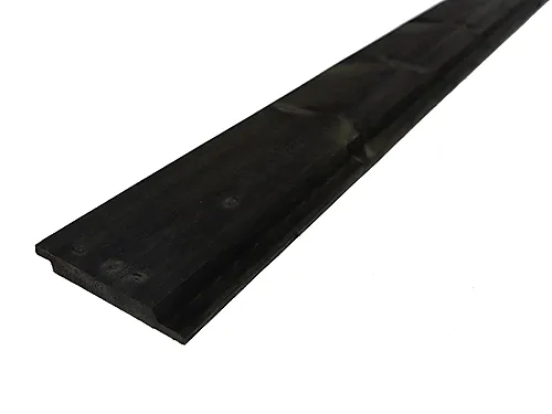 Dobbelfals kledning 60° svart 19x148 mm