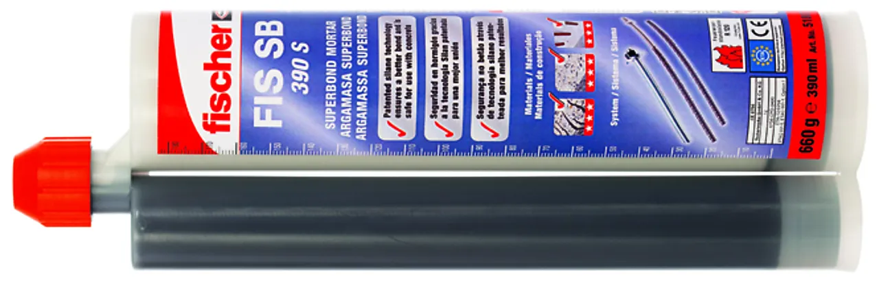 Forankringsmørtel fis sb 390 S superbond universalmørtel 2-komp