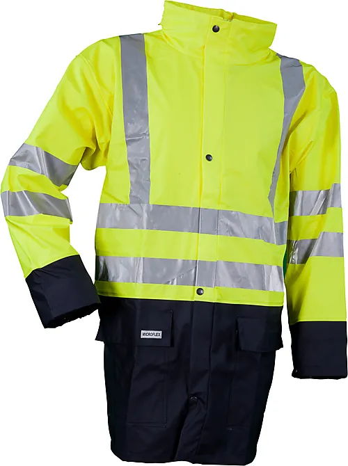 Regnjakke gul 3XL