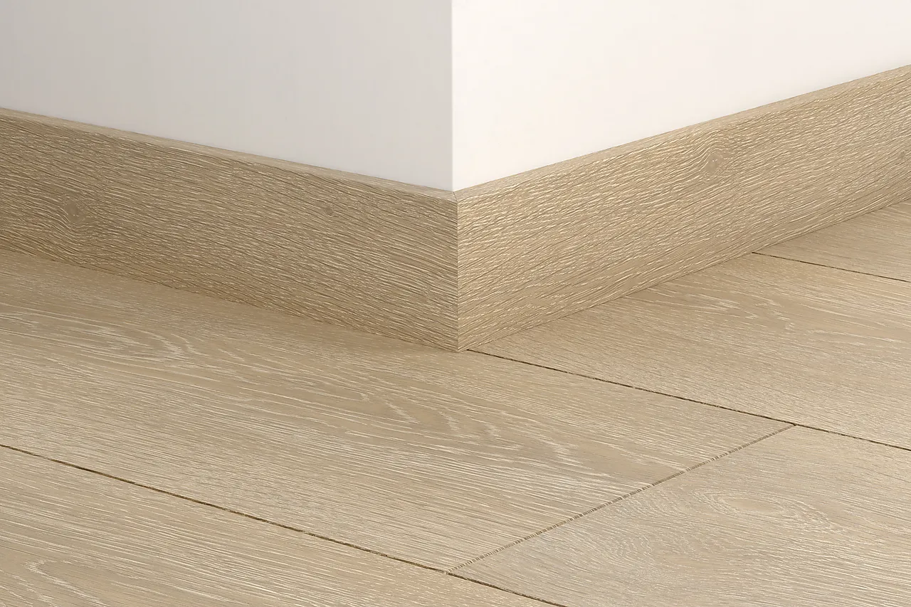 Sokkellist laminat 12x58 mm Chalked Nordic Oak dekor 03865