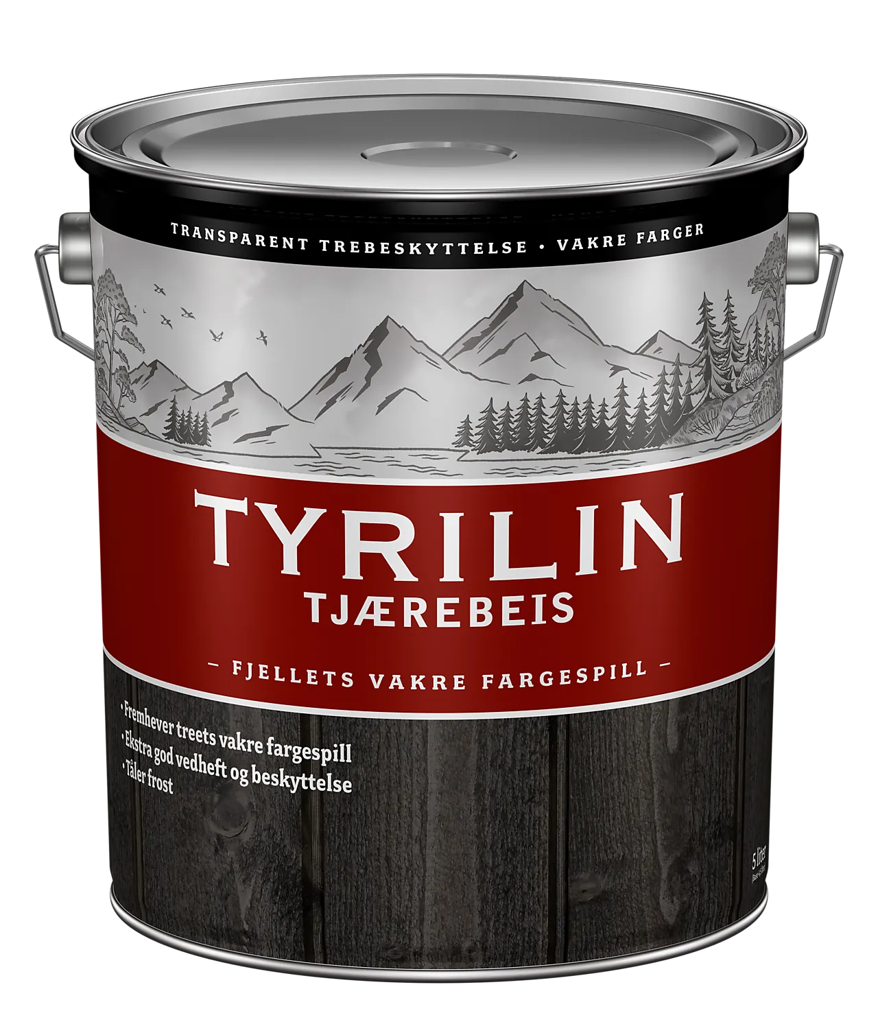 Tjærebeis 16 mørk 5 liter Tjærebeis 16 mørk 5 liter