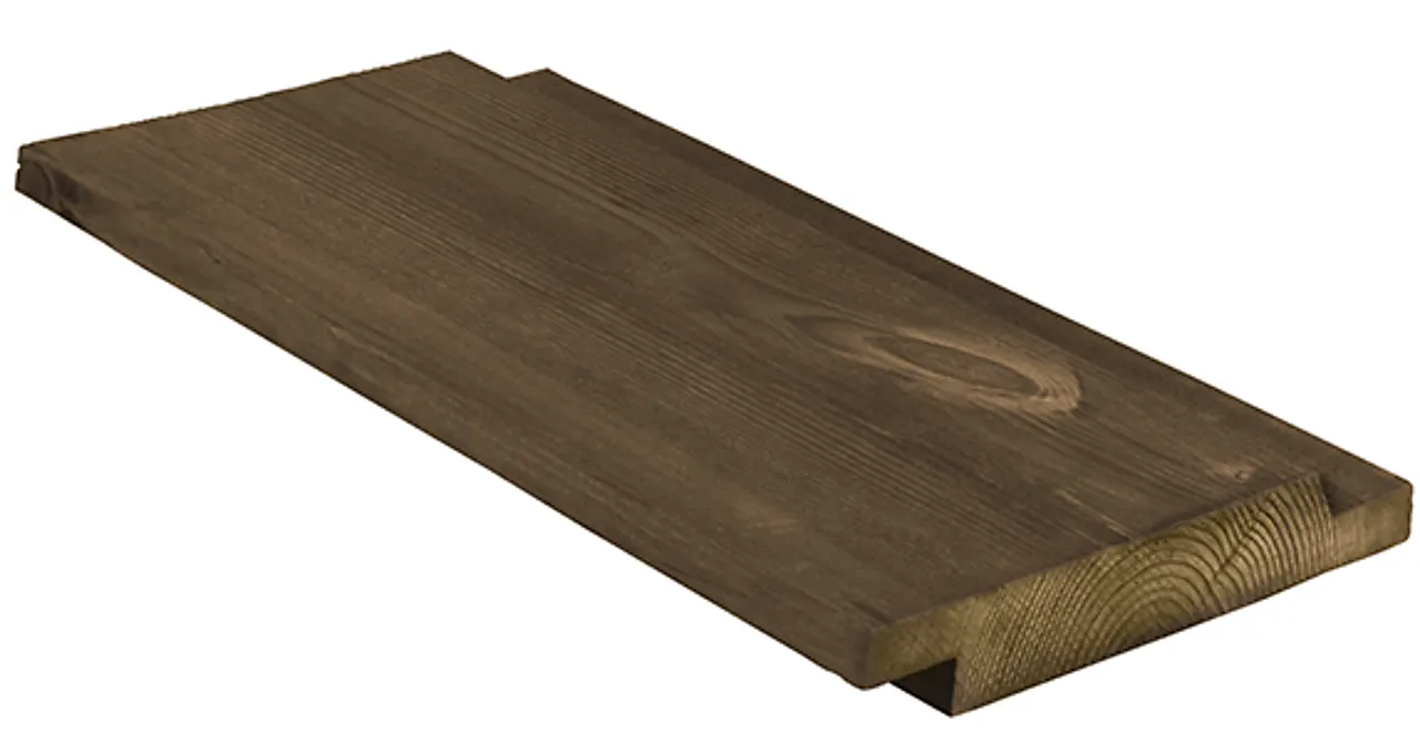 Dobbelfalset kledning furu 21x148 60° null - null - 2 - Miniatyr