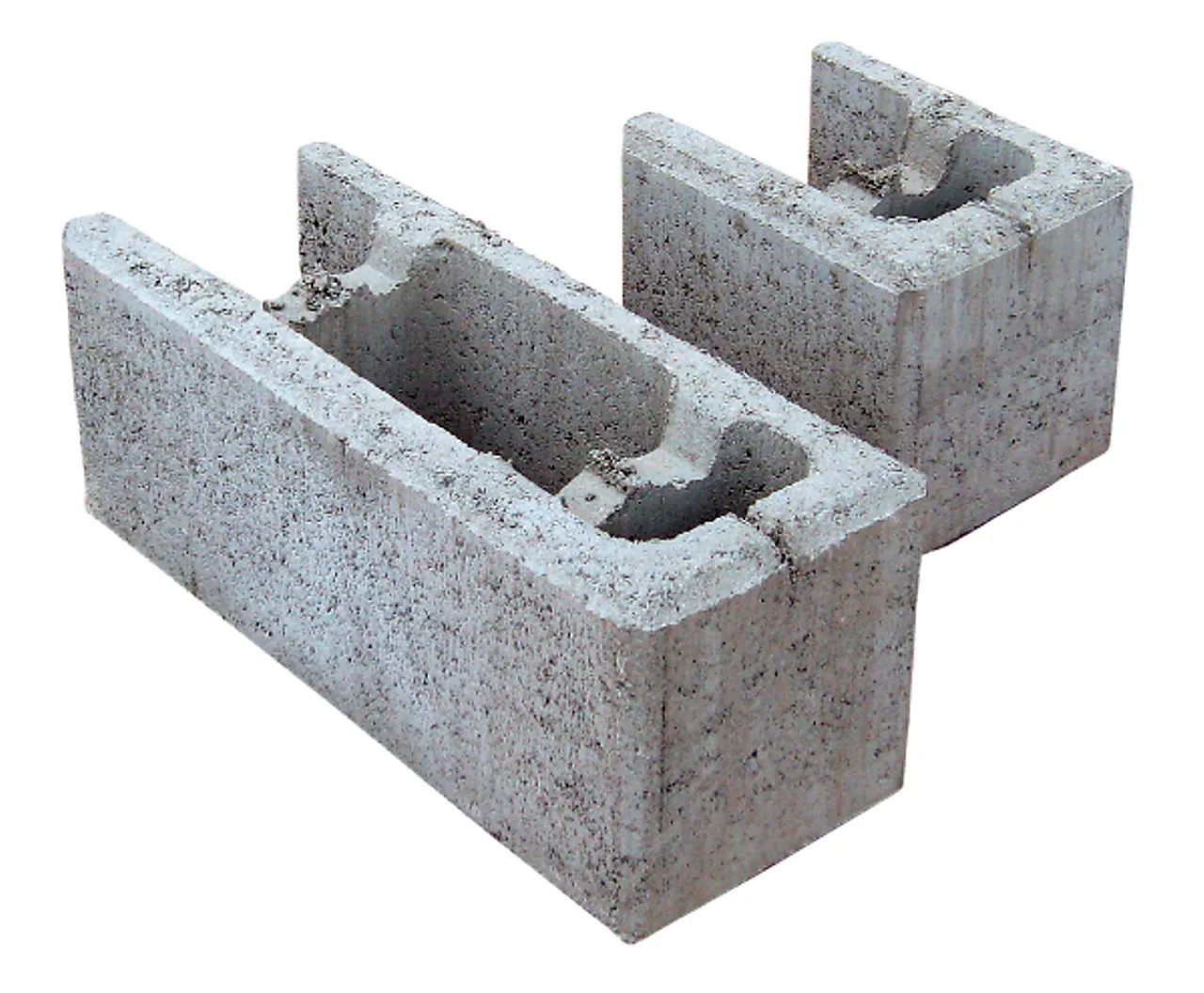 Forsk.blokk grå 20 cm hel ende 50x20x20 cm kombinert pall null - null - 2 - Miniatyr