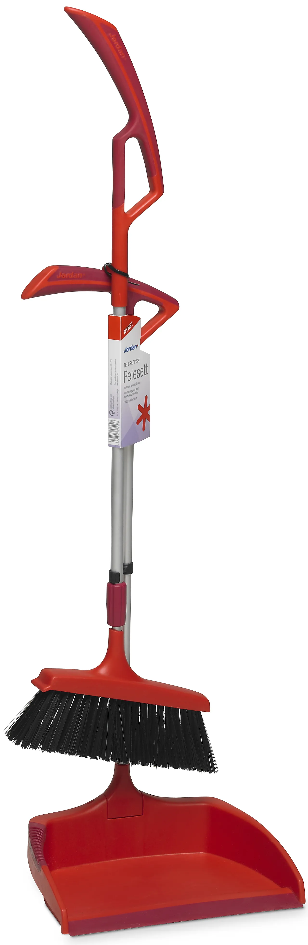 Feiesett med kost og brett Feiesett med kost og brett