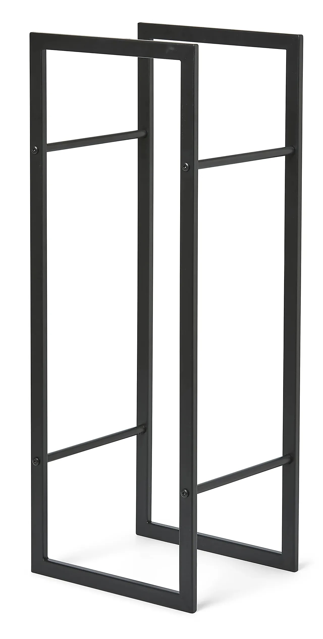 Vedstativ svart 80x30x25,5 cm Vedstativ svart 80x30x25,5 cm