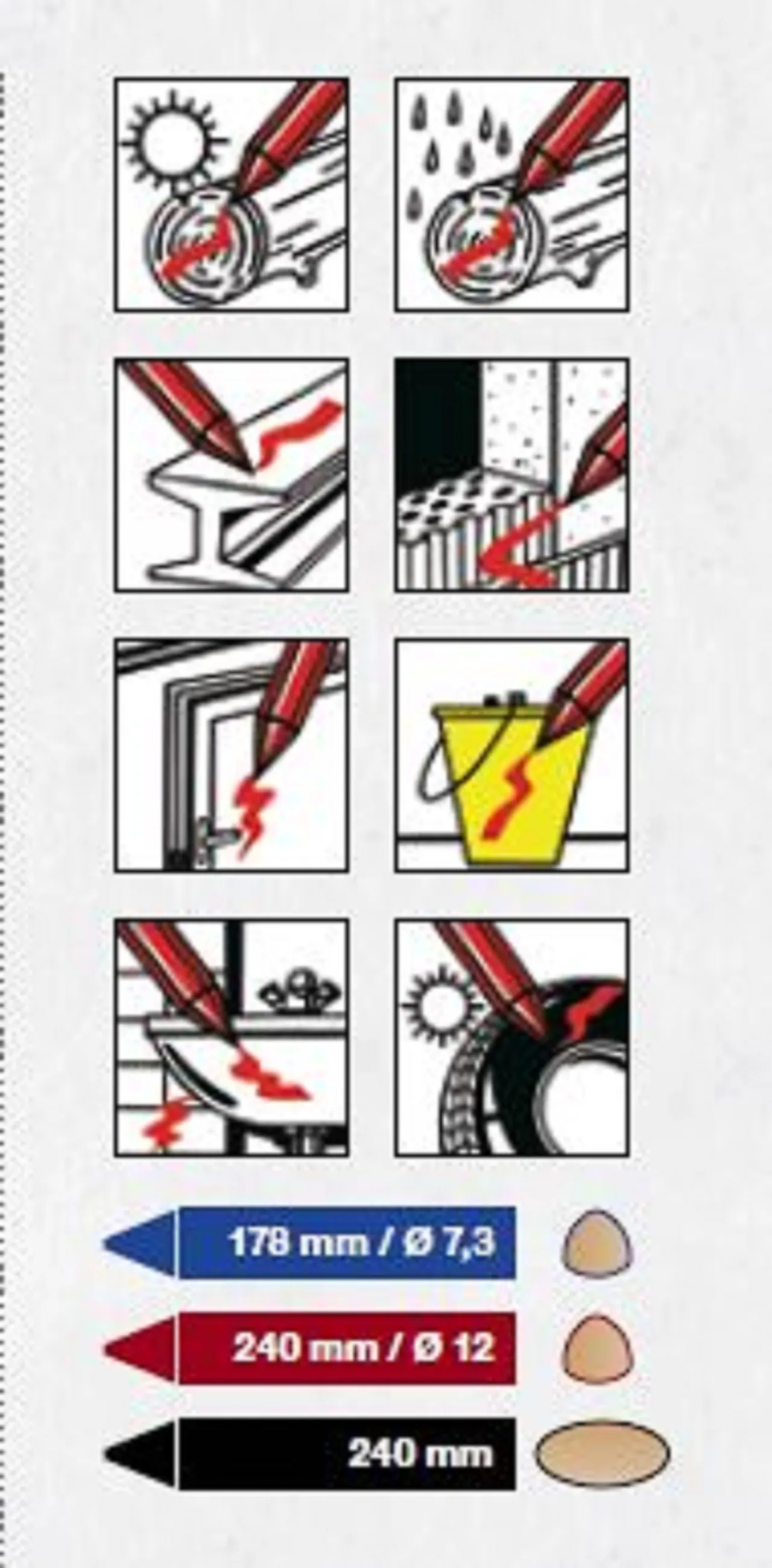 Tømmermannsblyant 1940 prof lyra orlow triangulær 100st/fp