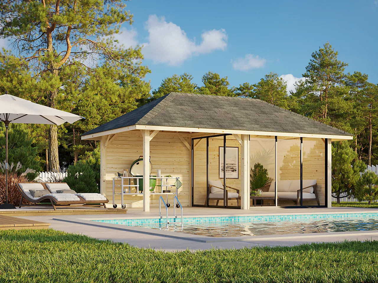 Hagestue Bianca 205 slide 16,6 m2 Hagestue Bianca 205 slide 16,6 m2